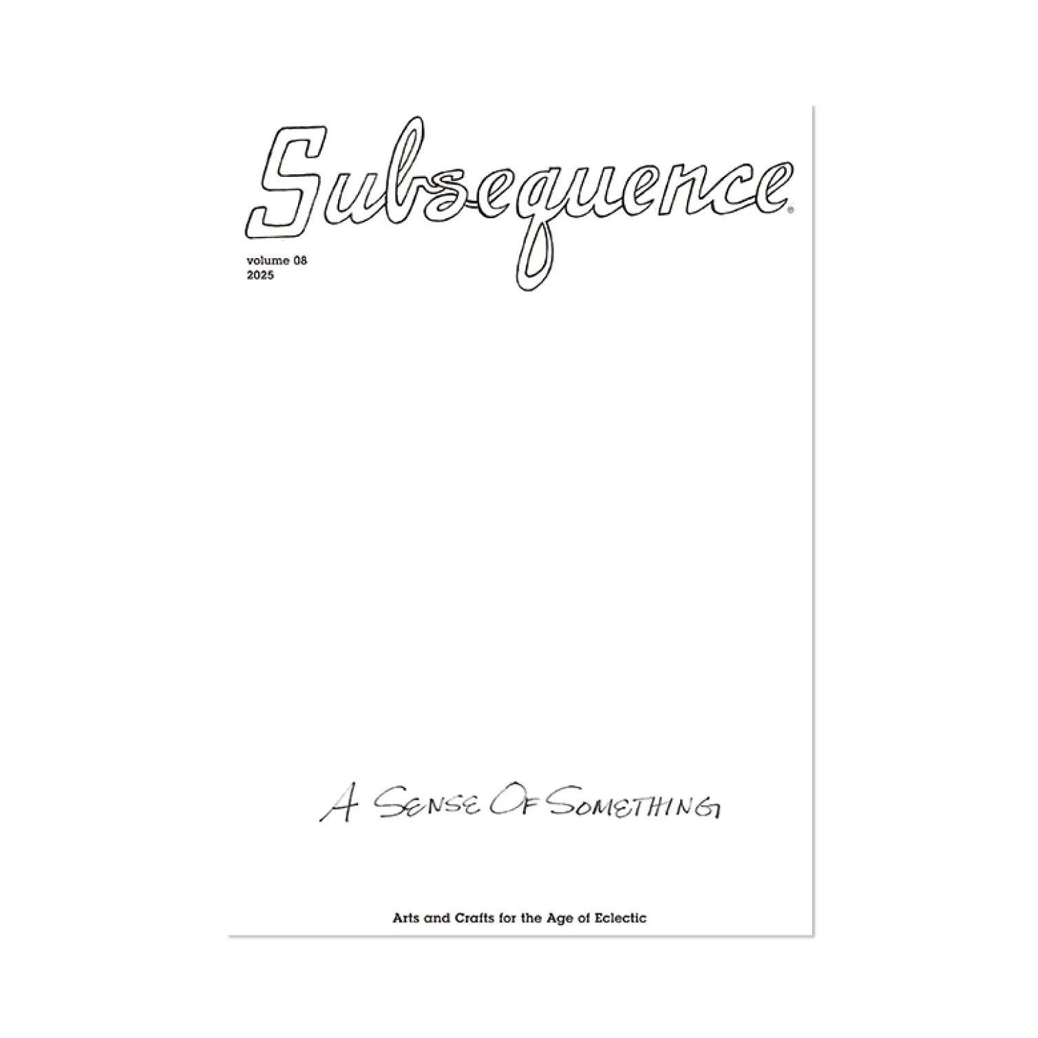 Subsequence Magazine volume 08
