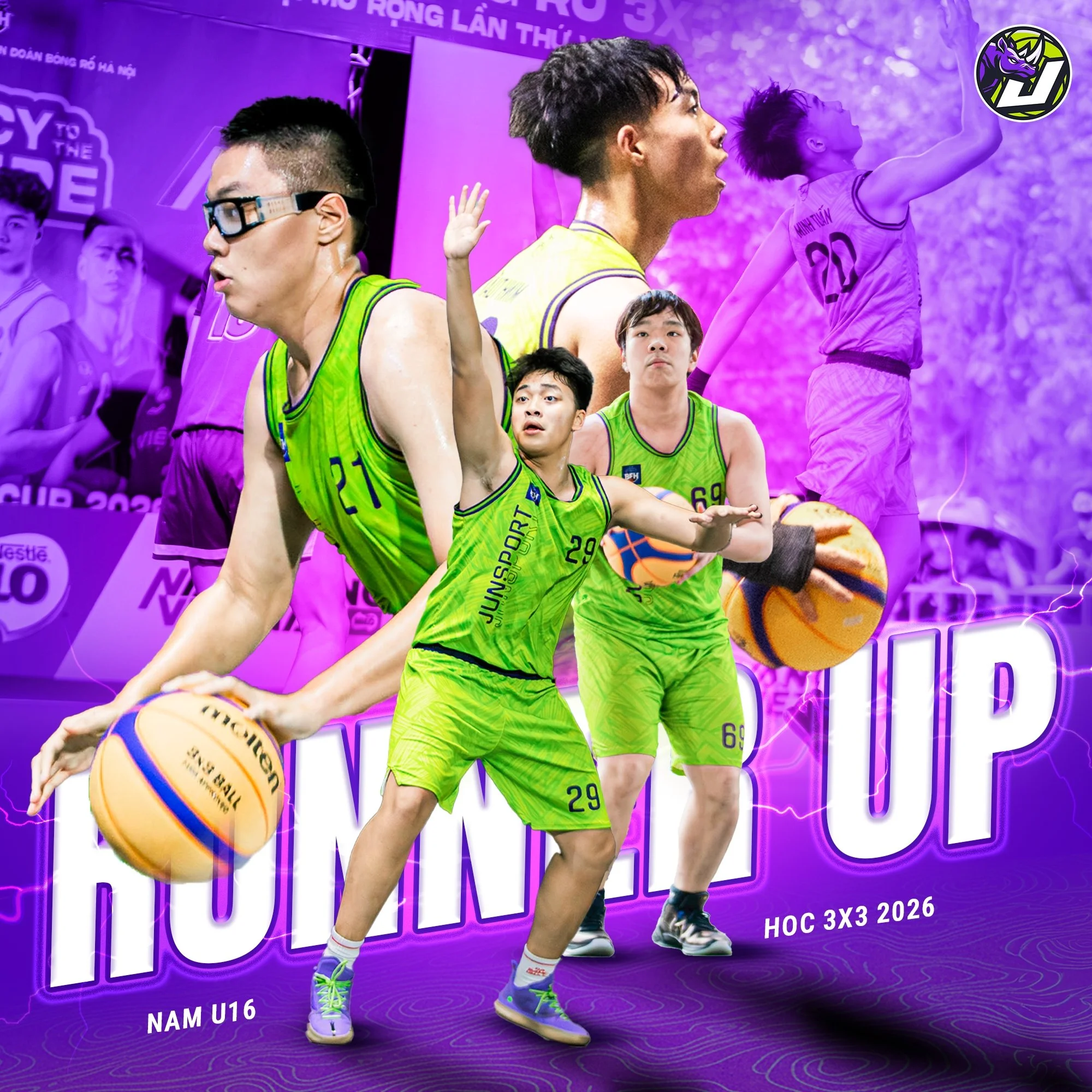 Nam U16 – Huy chương Bạc  - Minh Tuấn - Hoàng Bách - Tuấn Trường - Đình Huy