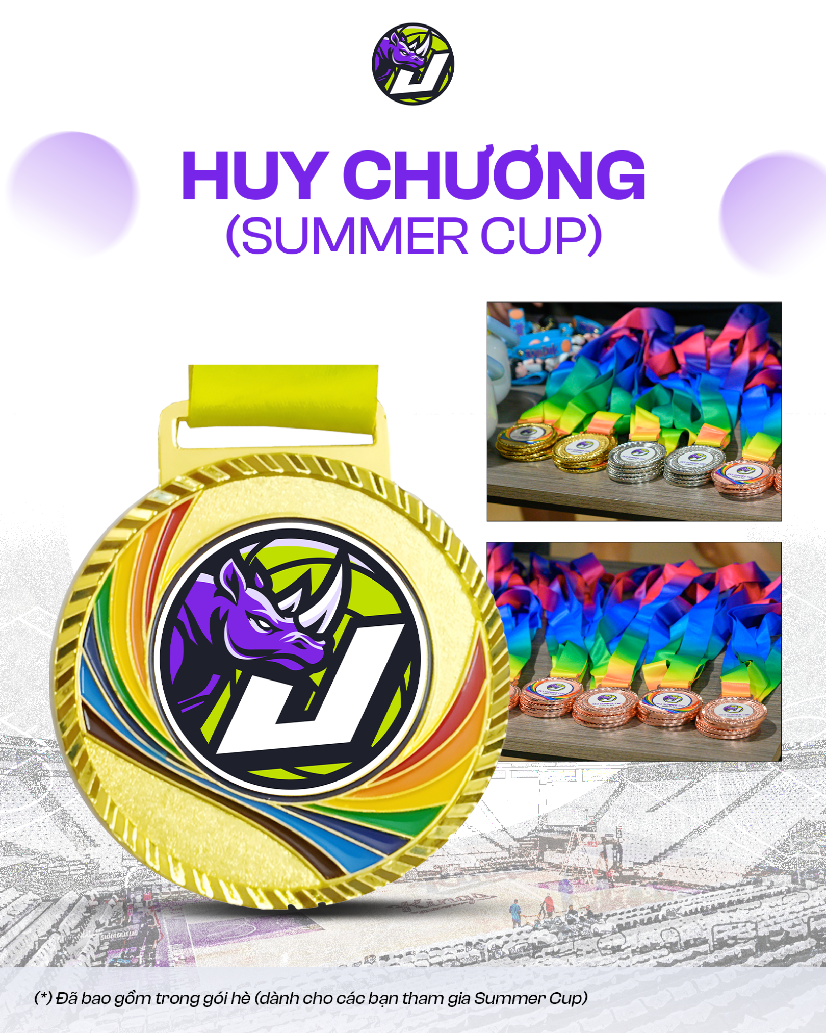 Huy chương tham gia Giải đấu Summer Cup