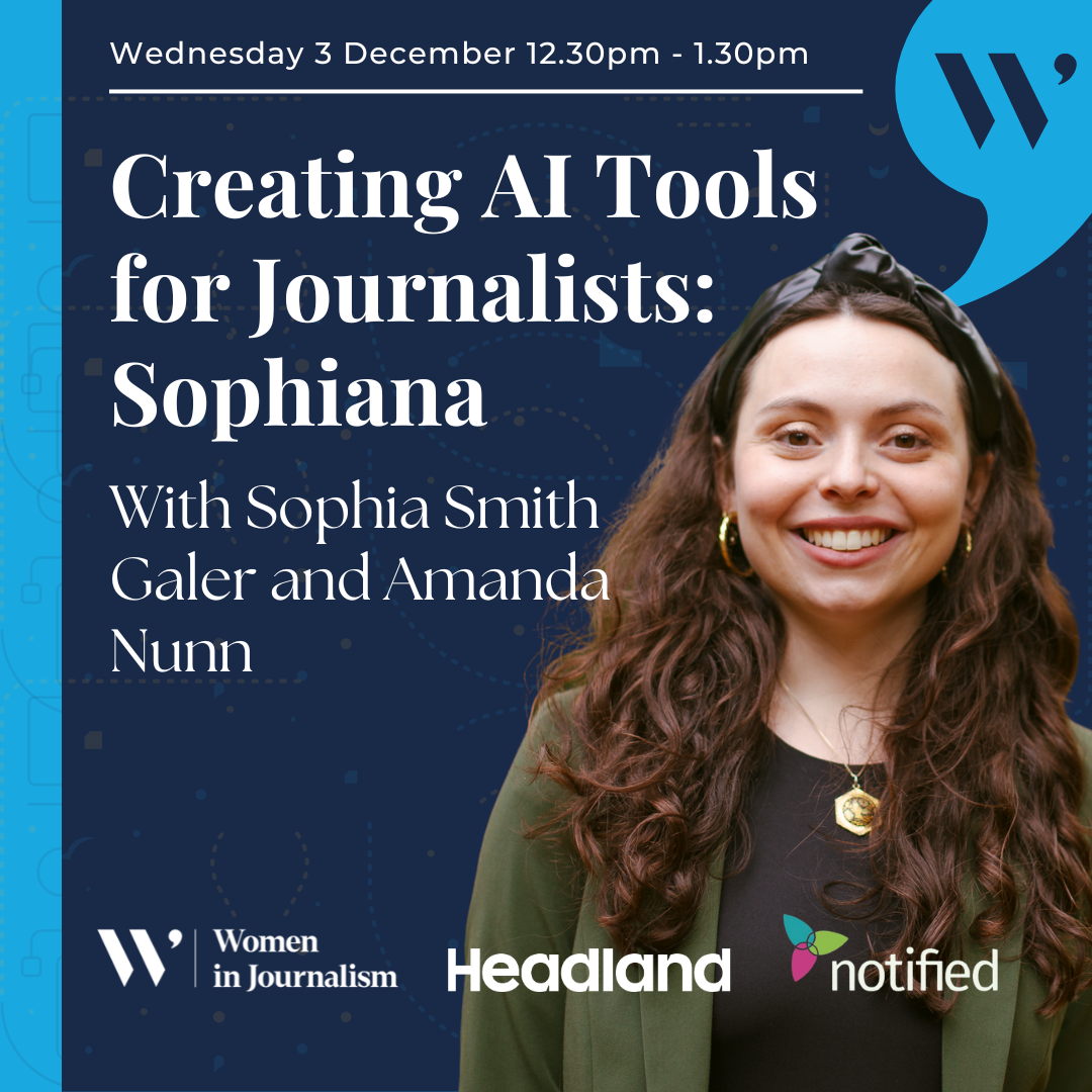 Creating AI Tools for Journalists with Sophia Smith Galer