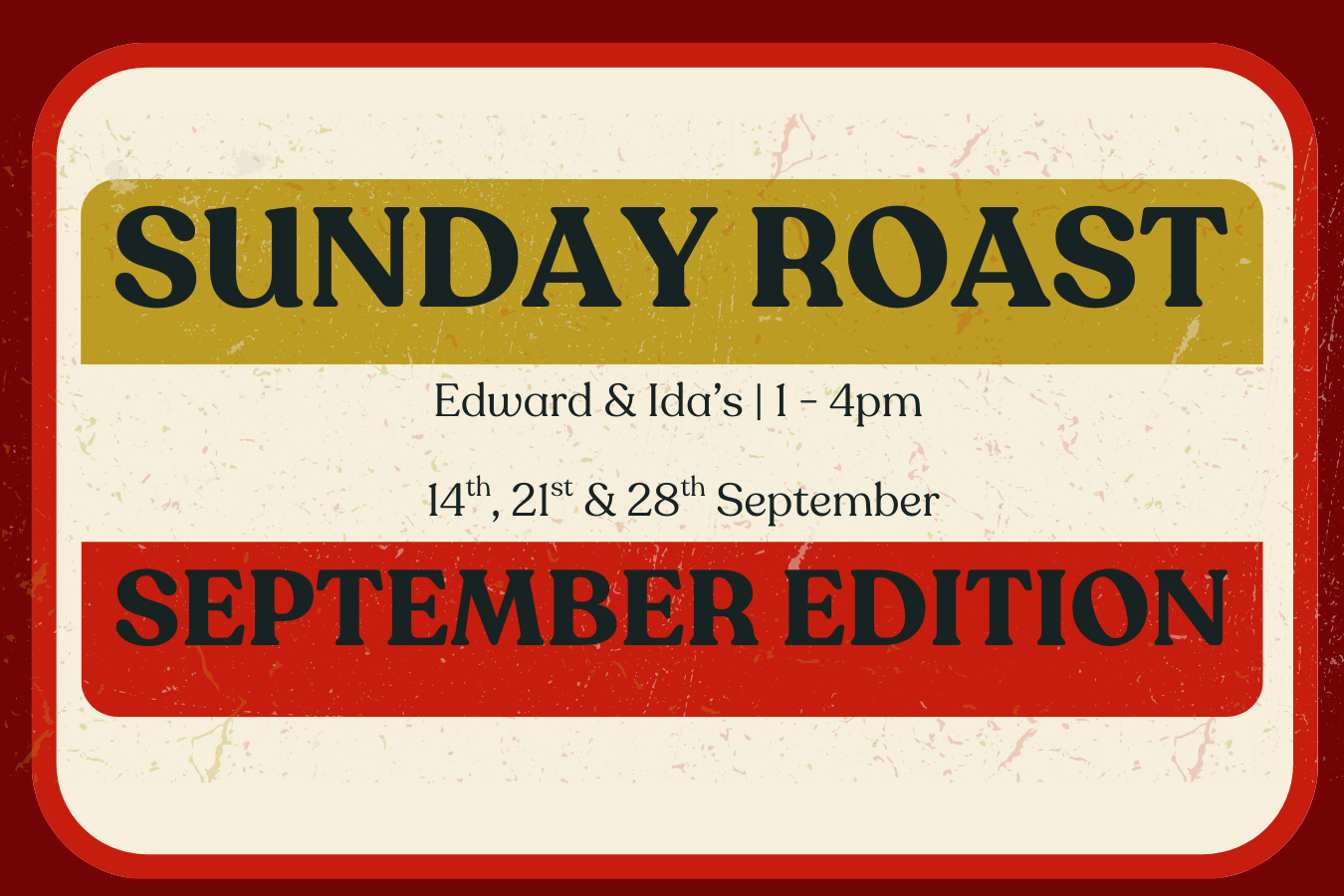 Sunday Roast: September Edition