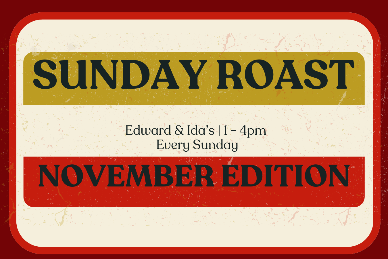 Sunday Roast: November Edition