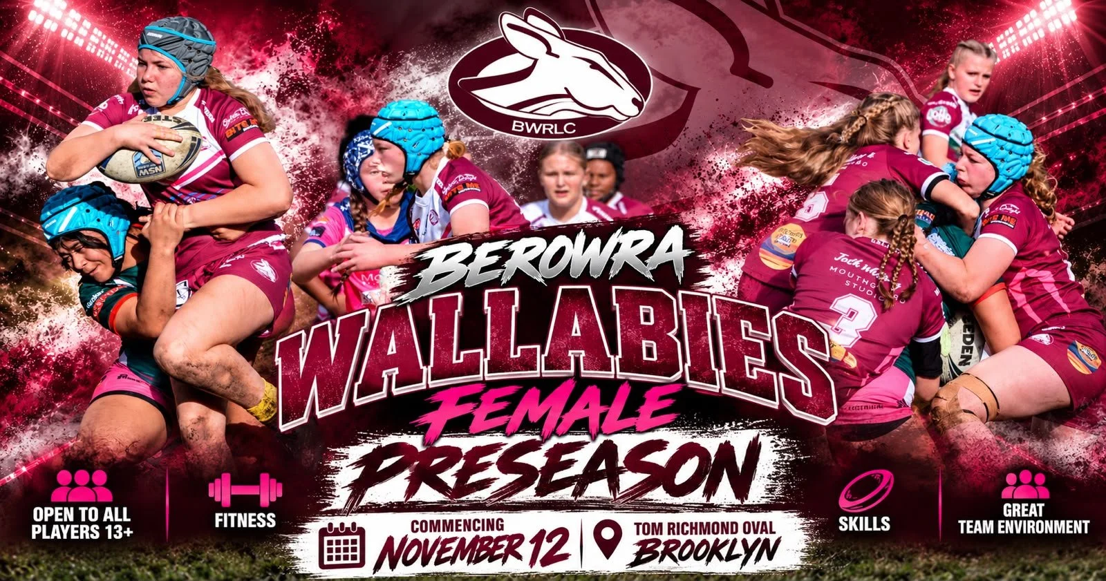Female Tackle Preseason Begins for 2027