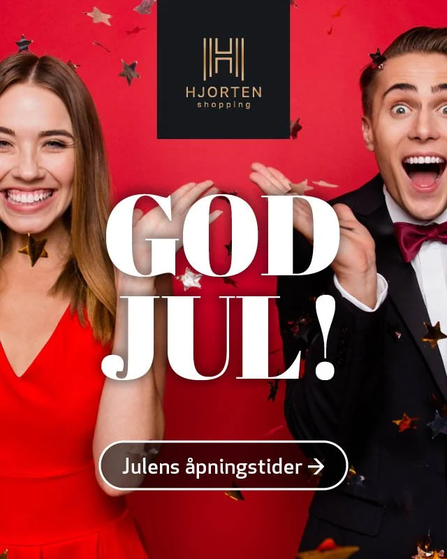 GOD JUL😍
Se julens &aring;pningstider p&aring; hjortenshopping.no