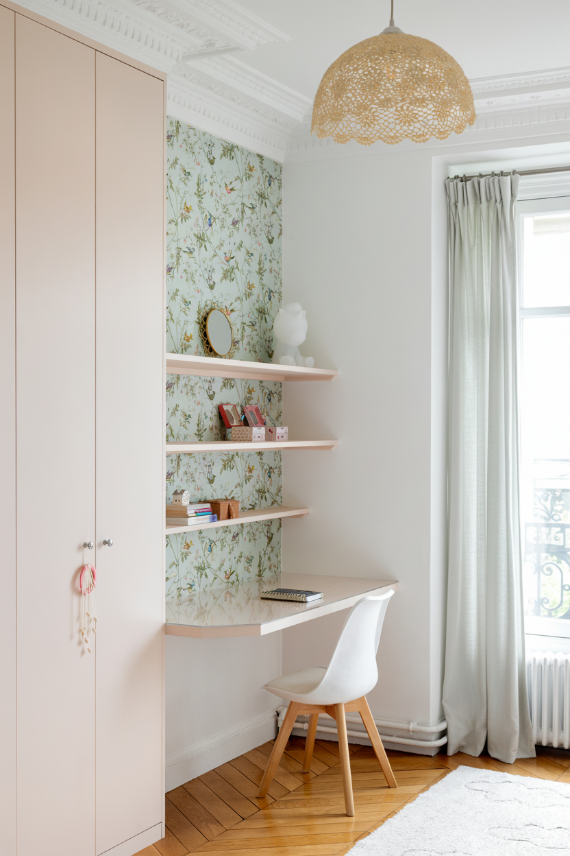 Rénovation de l'appartement Léonie à Neuilly-sur-Seine, chambre enfant