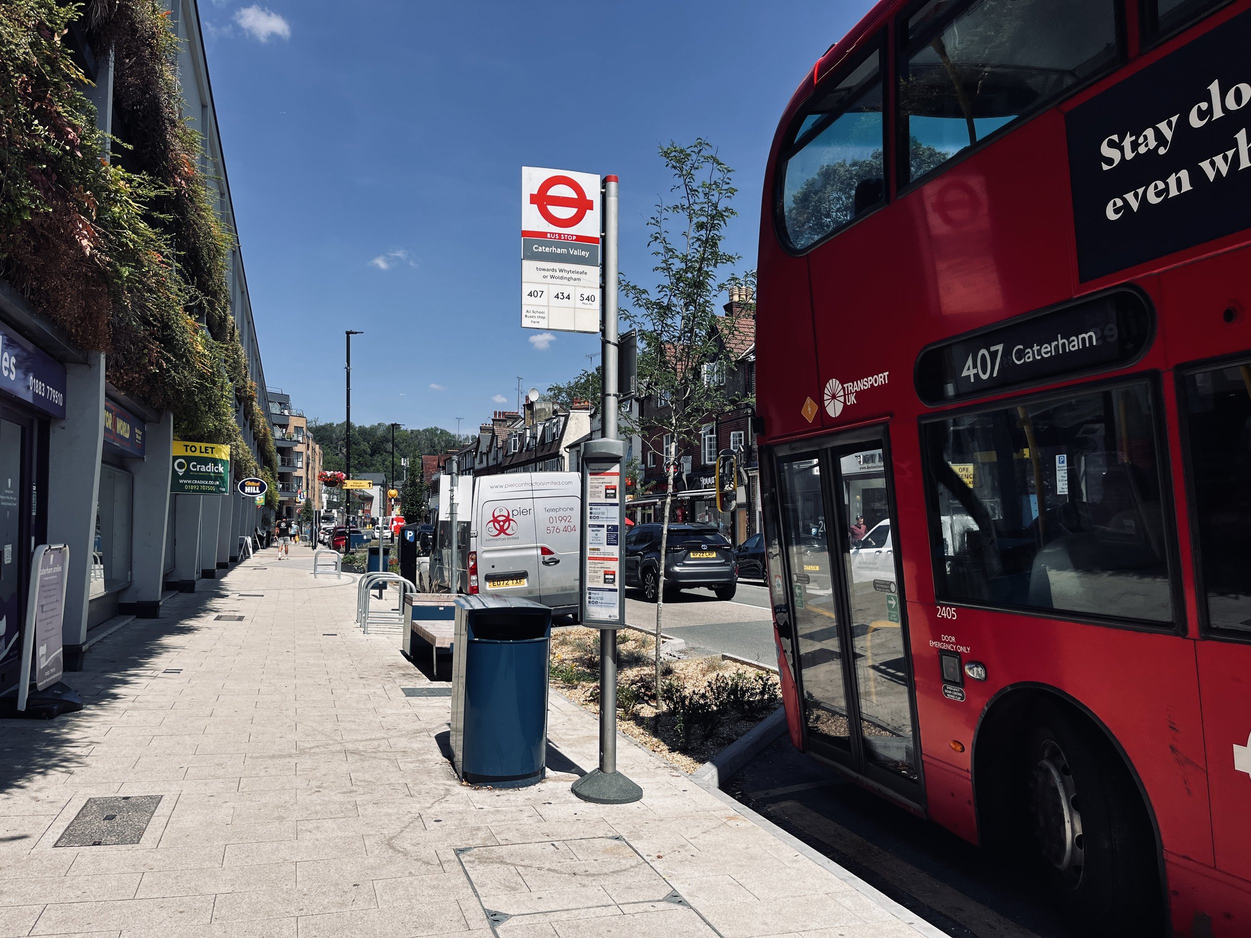 A visit to Caterham — a day trip outside London by London bus only