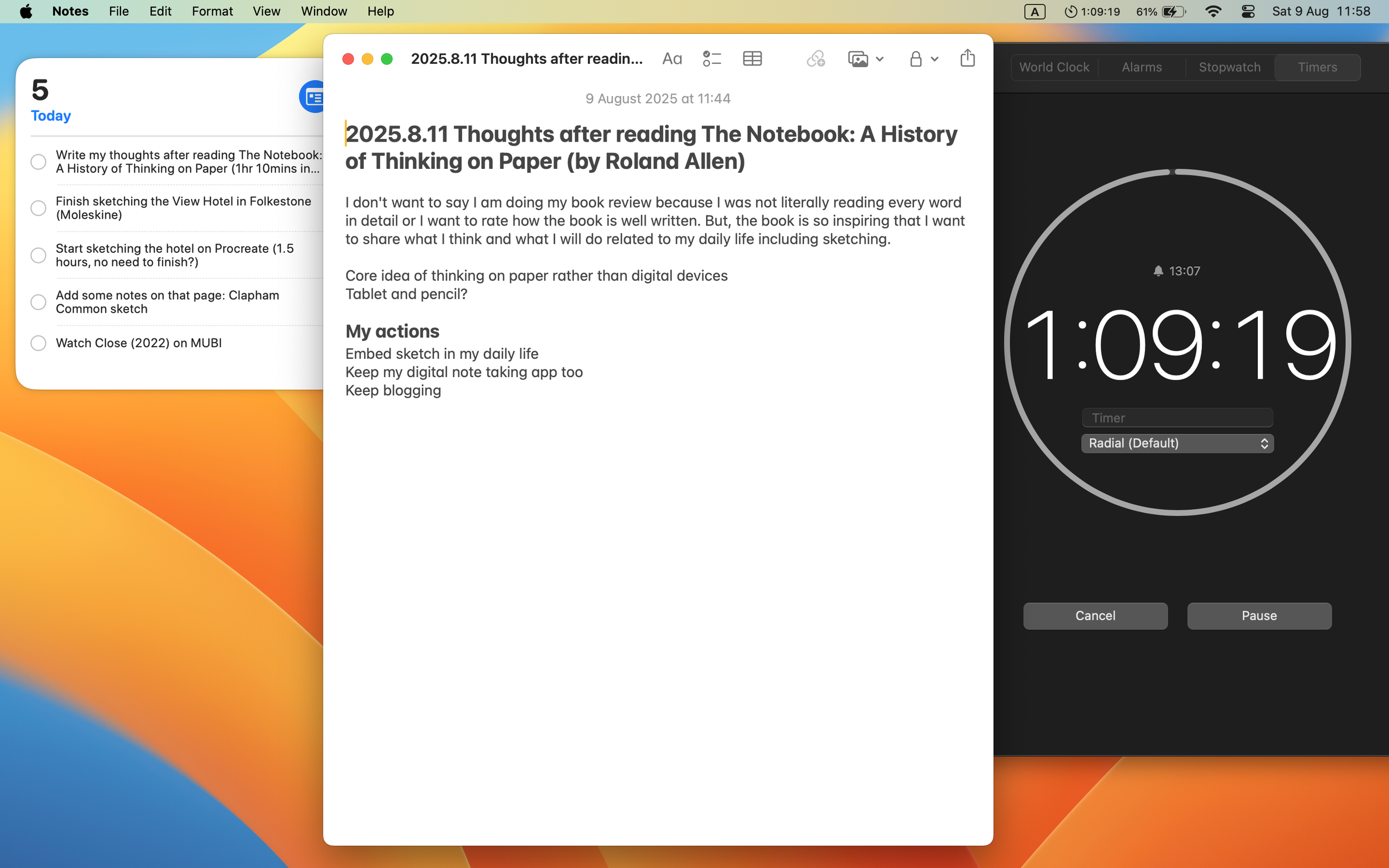 My road to productivity