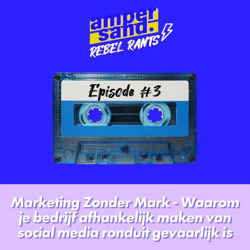 #3 Marketing zonder Mark - waarom je bedrijf afhankelijk maken van social media ronduit gevaarlijk is