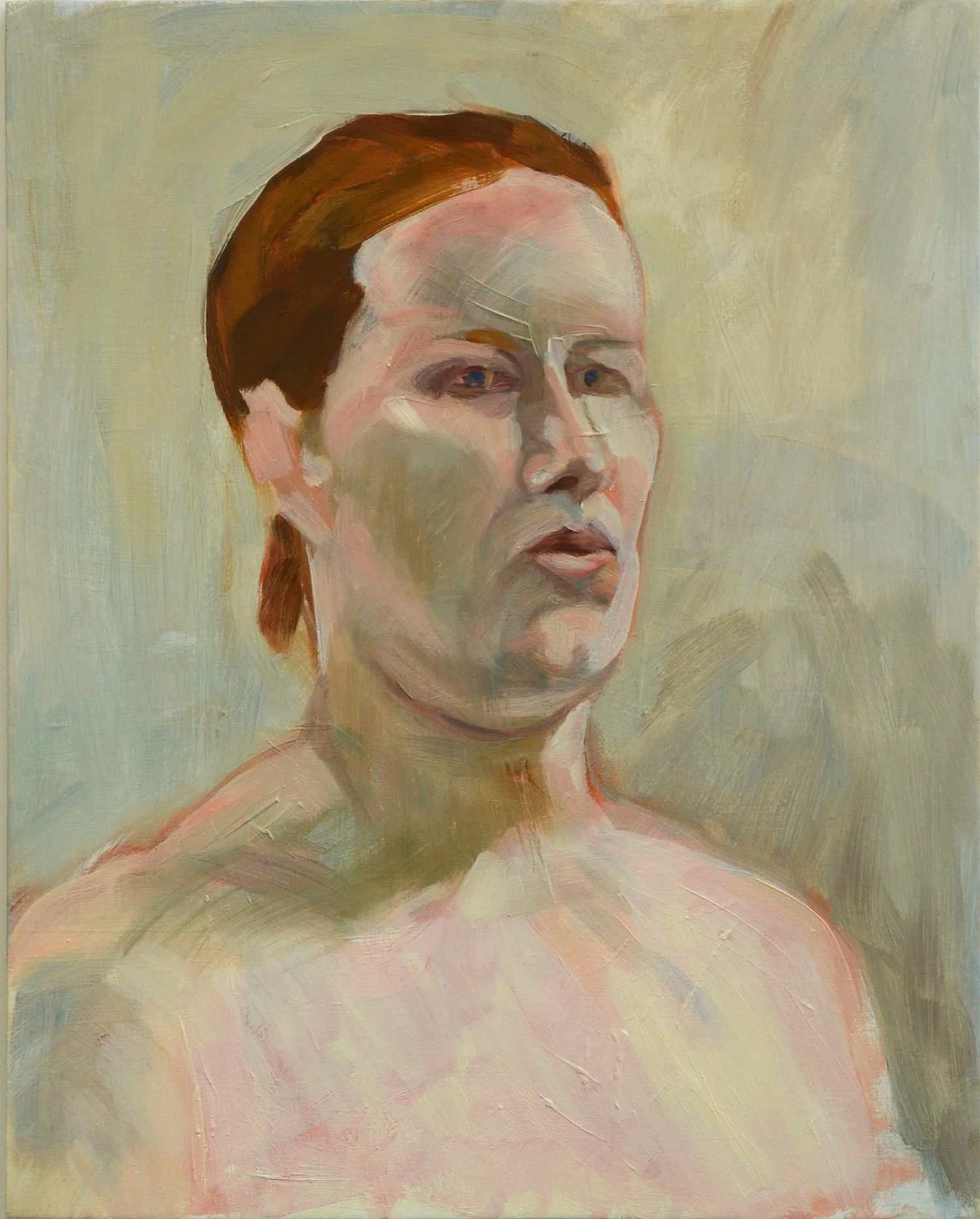 Singer,  oil on panel, 30x38cm