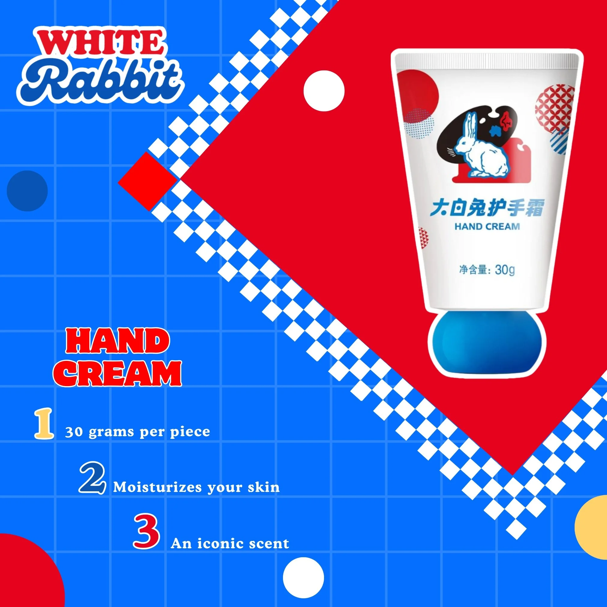 White Rabbit Hand Cream (30g)