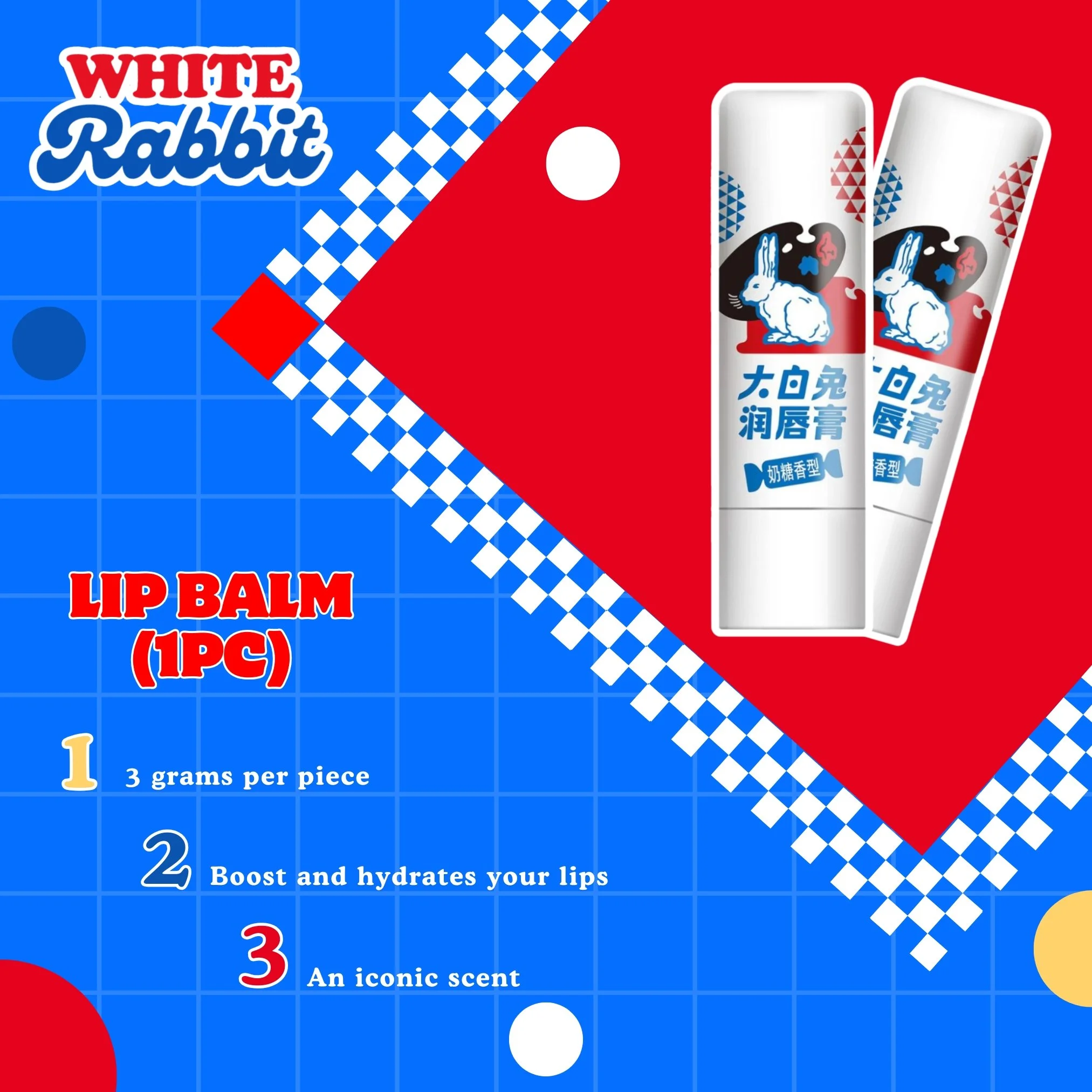White Rabbit Lip Balm (3g)