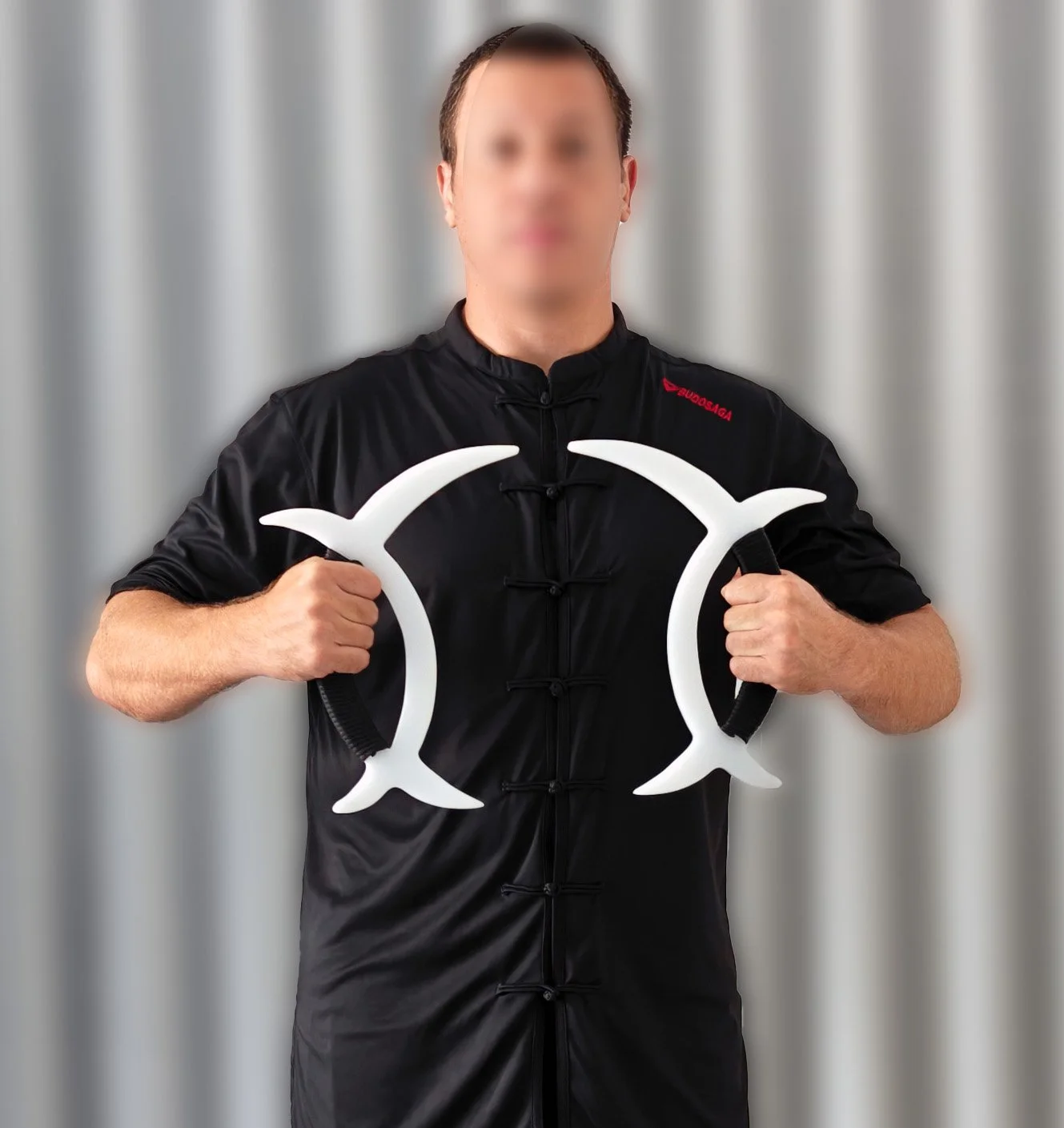 Bagua Double Meridian (Deer Horn) Crescent Blades - Premium Synthetic Custom Made (Nylon)