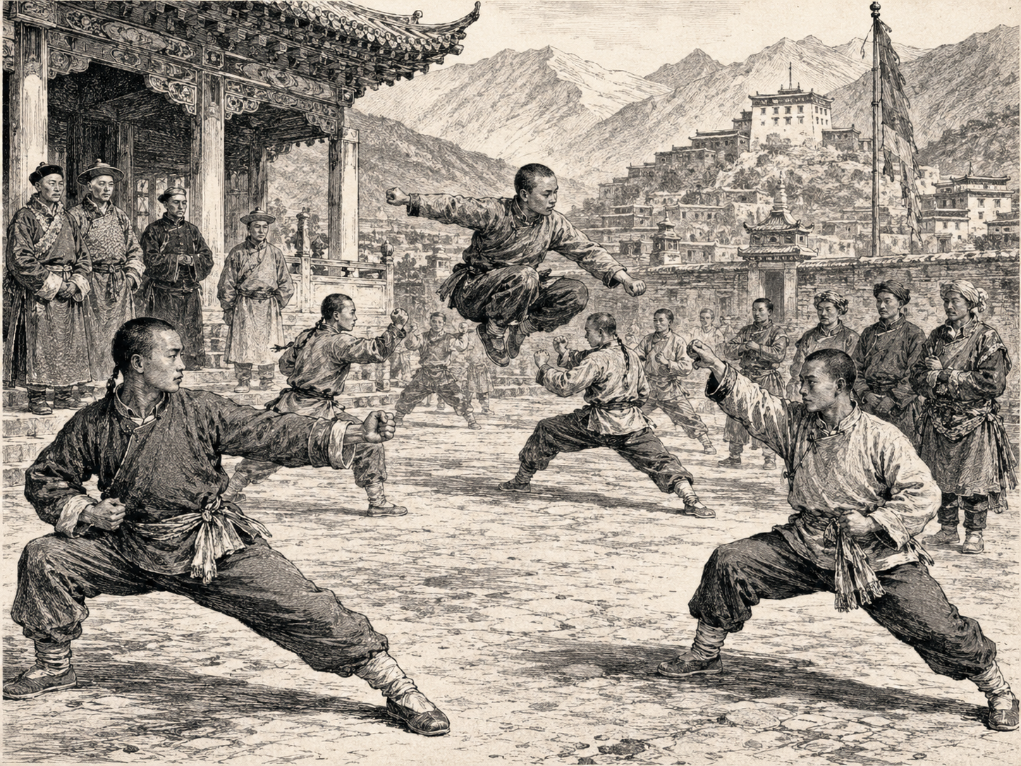 Dancing, Prancing and Boxing: A 1928 Western Glimpse of Kung-Fu in Tibet - The North China Herald (4)