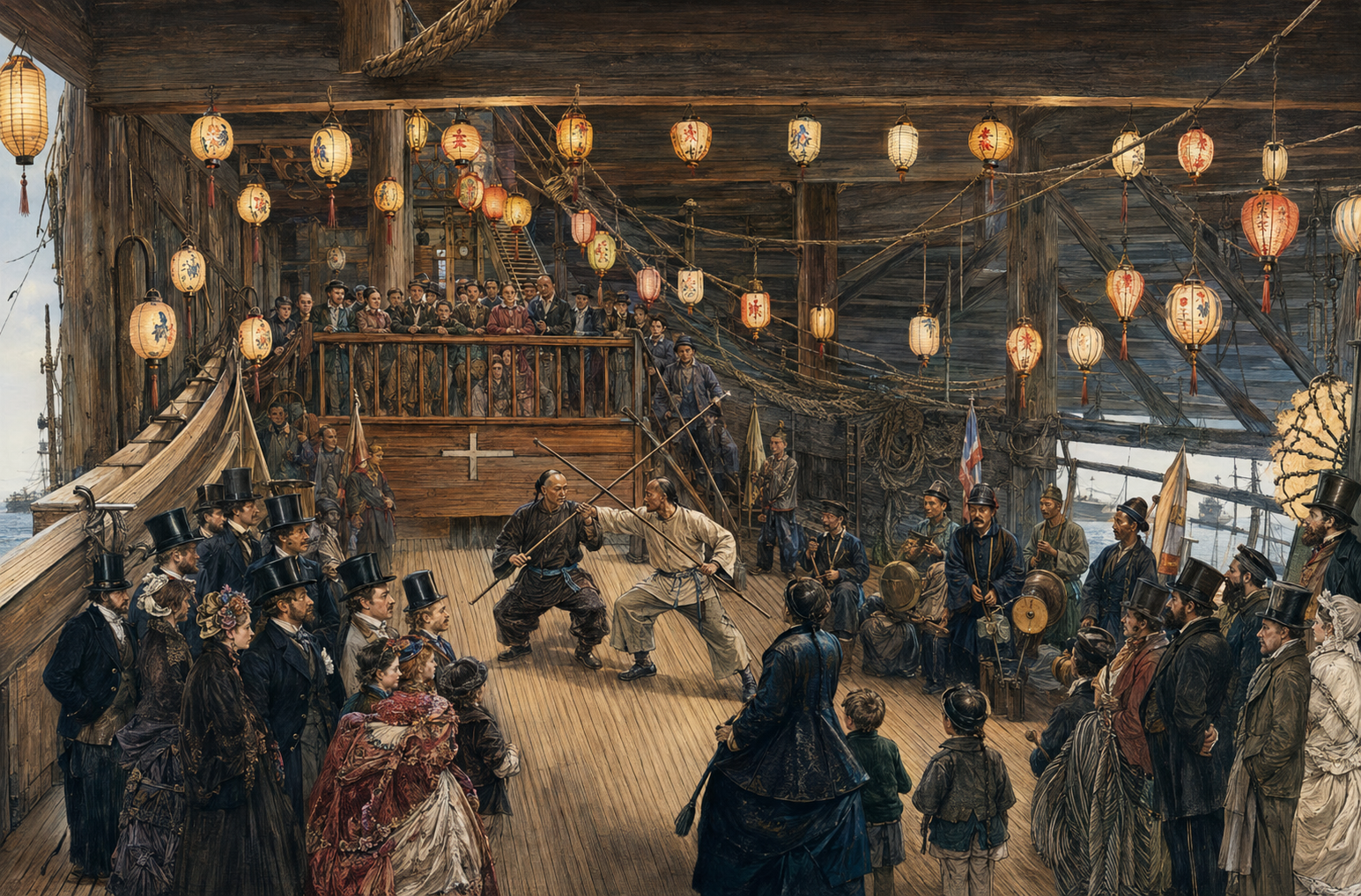 Kung Fu on the Thames: Chinese Martial Arts Aboard the Keying in 1851 - The Illustrated London News