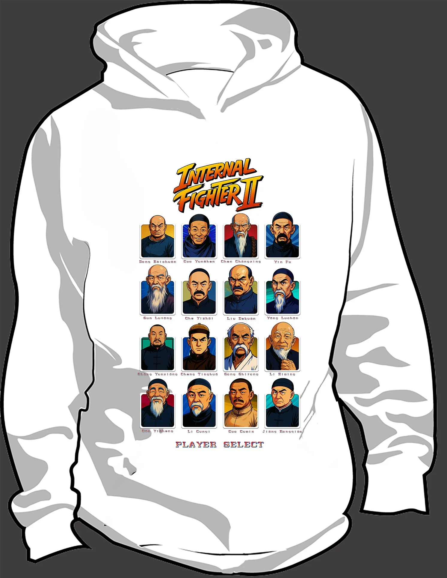 Internal Fighter ii Hoodie Front White.jpg