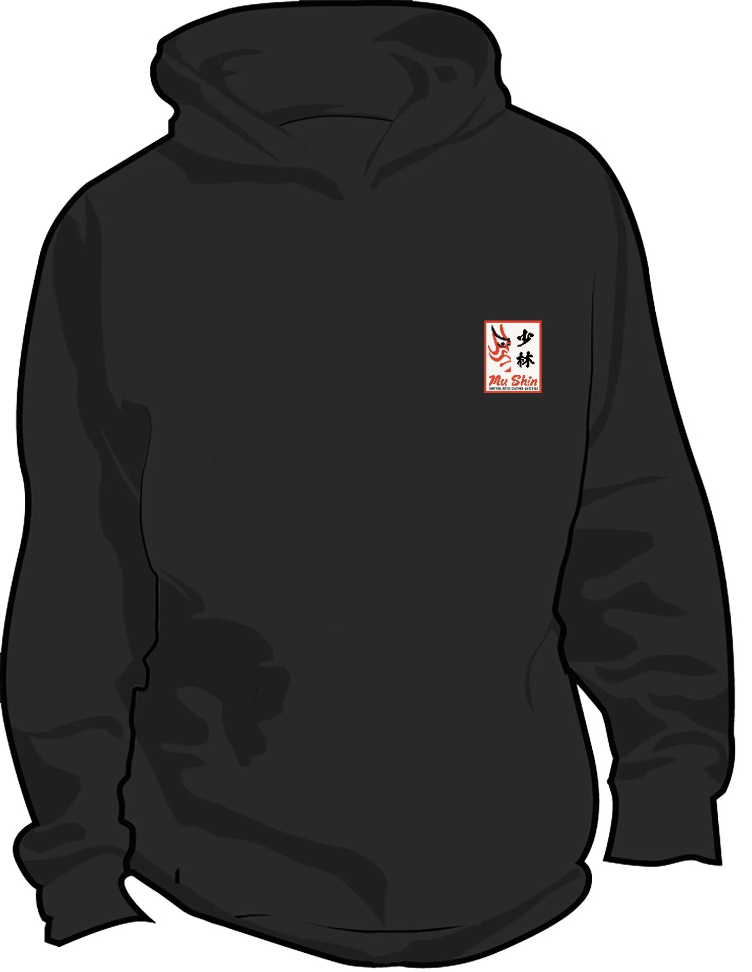 Shaolin Temple Motif Hoodie Black Layout F.jpg