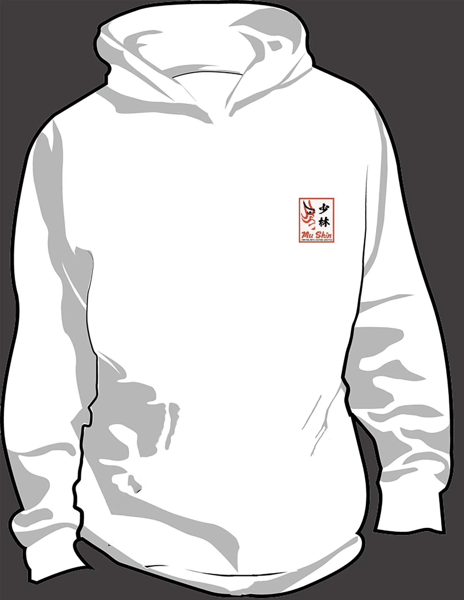 Shaolin Temple Motif Hoodie White Layout F.jpg