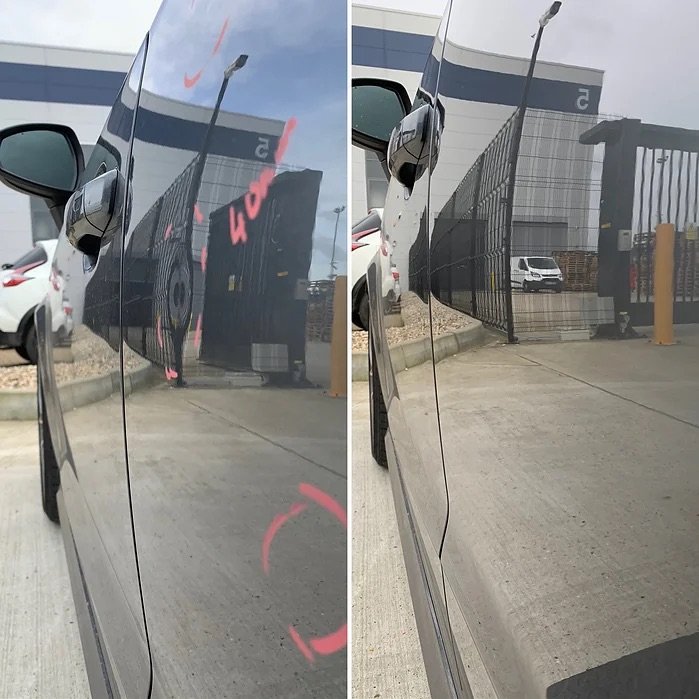 Audi S3 Rear Door Dent Repair