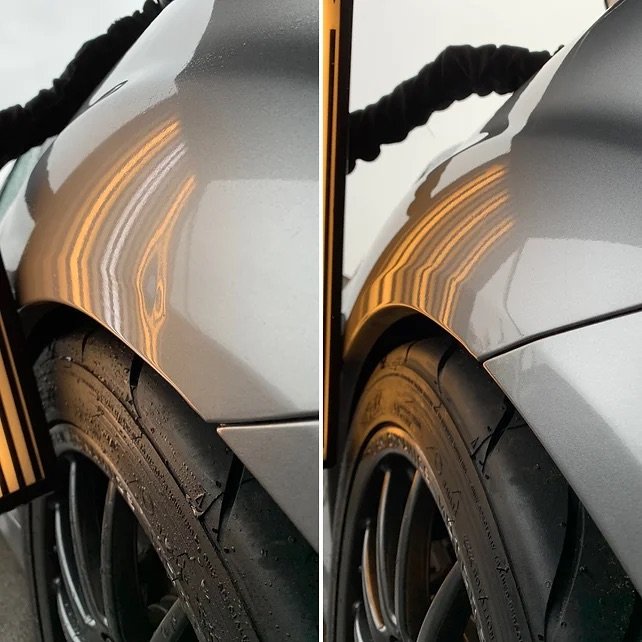 Mazda MX5 Rear Quarter Panel Bodyline Dent Repair