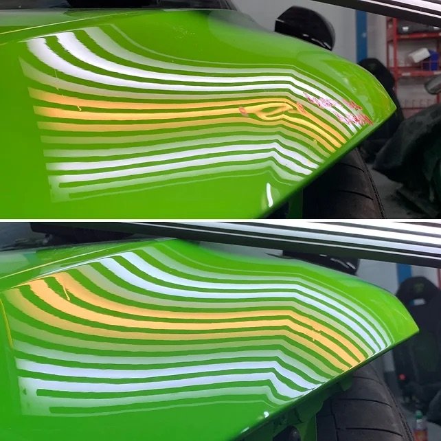 Lamborghini Huracan Aluminium Bonnet Dent Repair