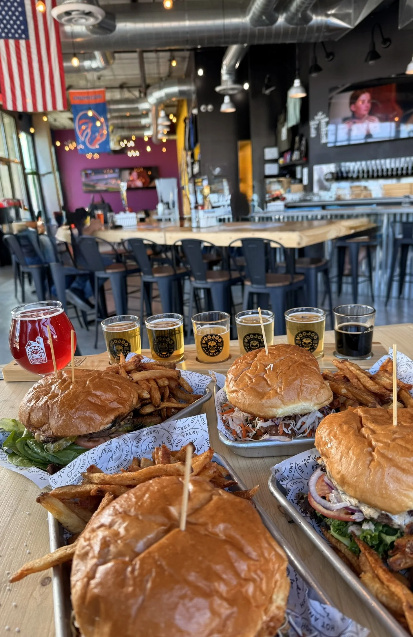 Voodoo Brewery Meridian Idaho Beer Burgers Giant Pretzel 1.JPEG