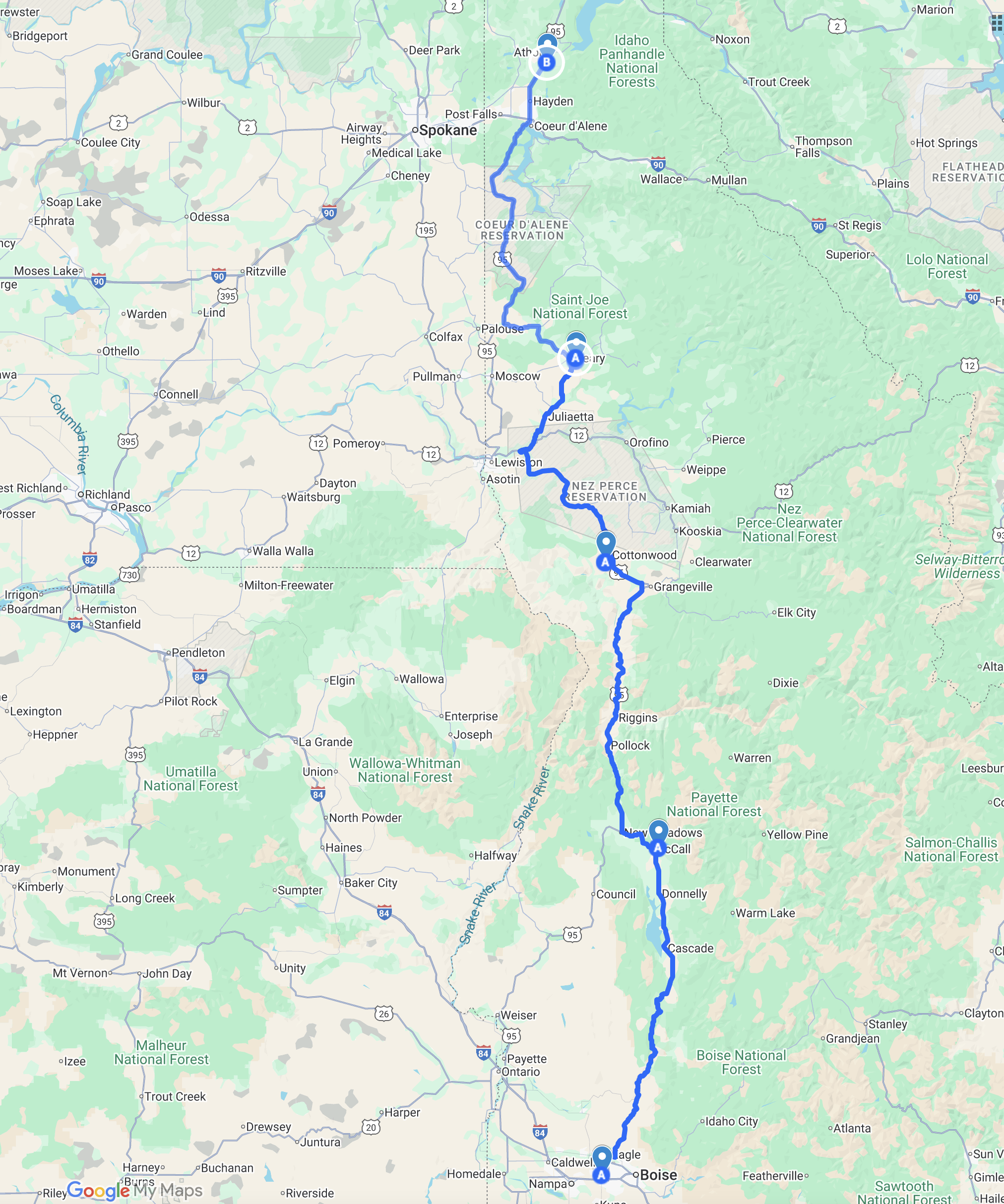 Idaho Road Trip Itinerary Idea