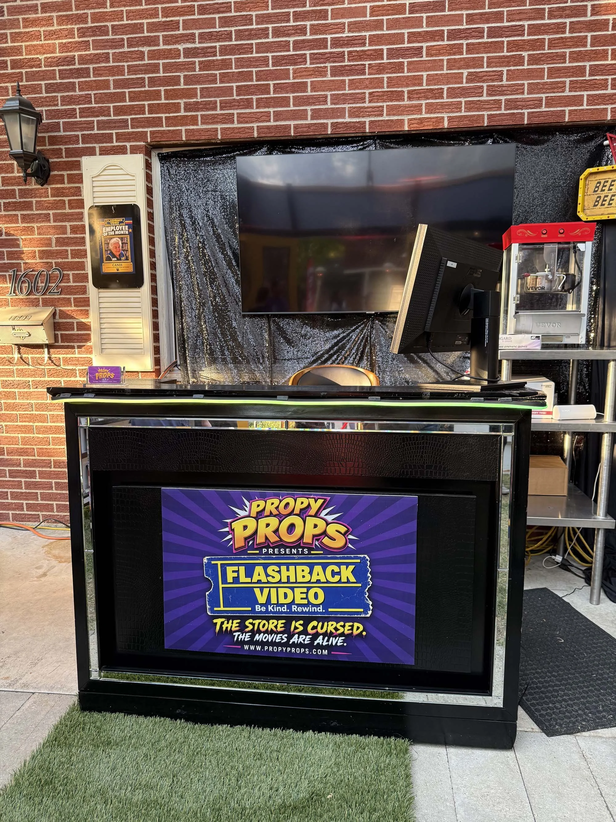 Flashback Video Boise Idaho - Halloween Video Store Themed House Near Harrison Blvd - Treasure Valley Propy Props Presents Movies That Come To Life 7.jpg