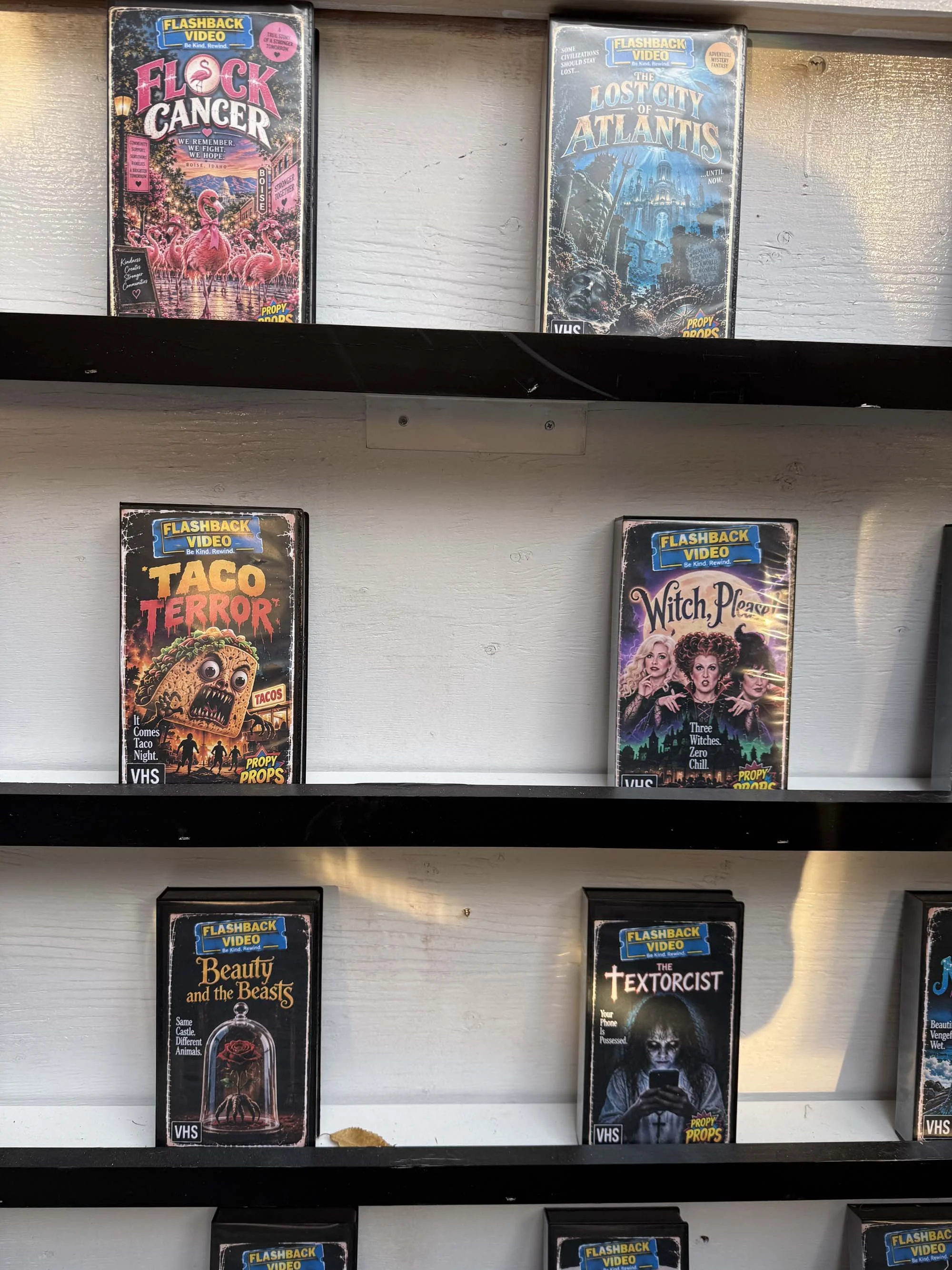 Flashback Video Boise Idaho - Halloween Video Store Themed House Near Harrison Blvd - Treasure Valley Propy Props Presents Movies That Come To Life 6.jpg