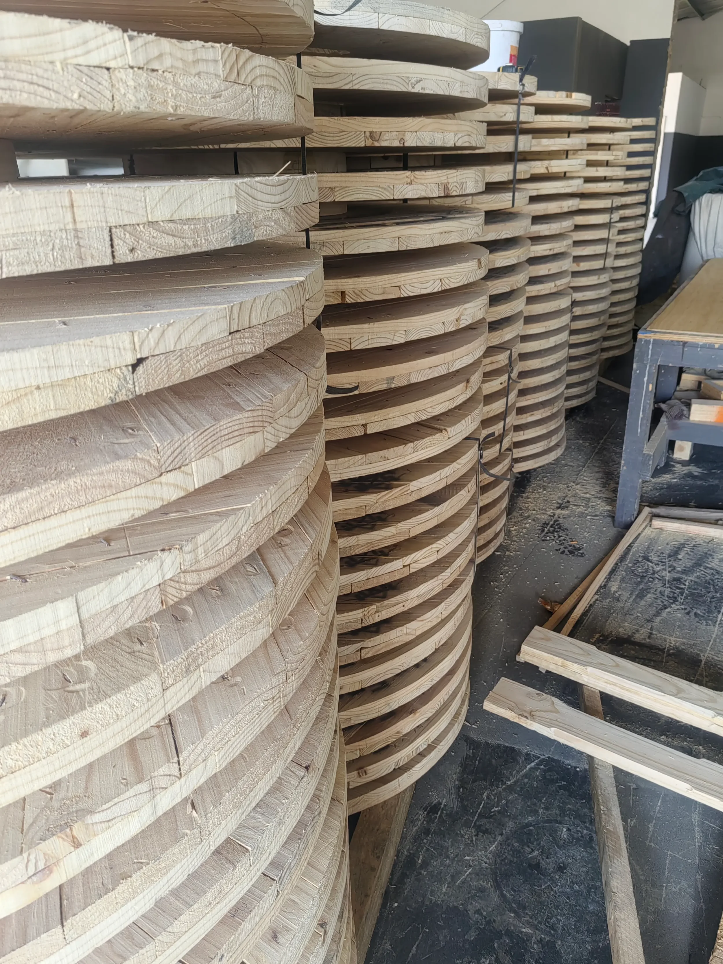 flat-packed-wooden-cable-drum-flanges