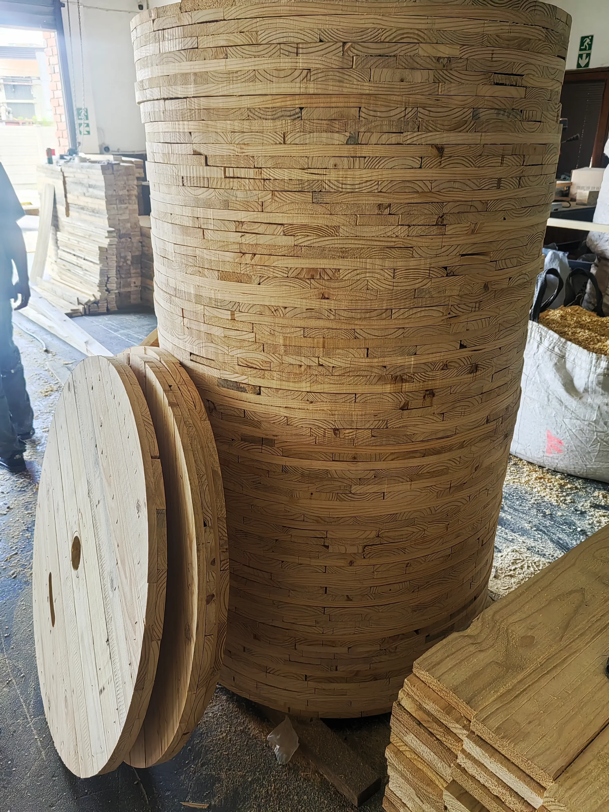 flat-packed-wooden-cable-drum-flanges