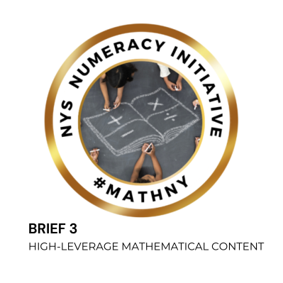Math 6-8 Support Network: Numeracy Briefs Series