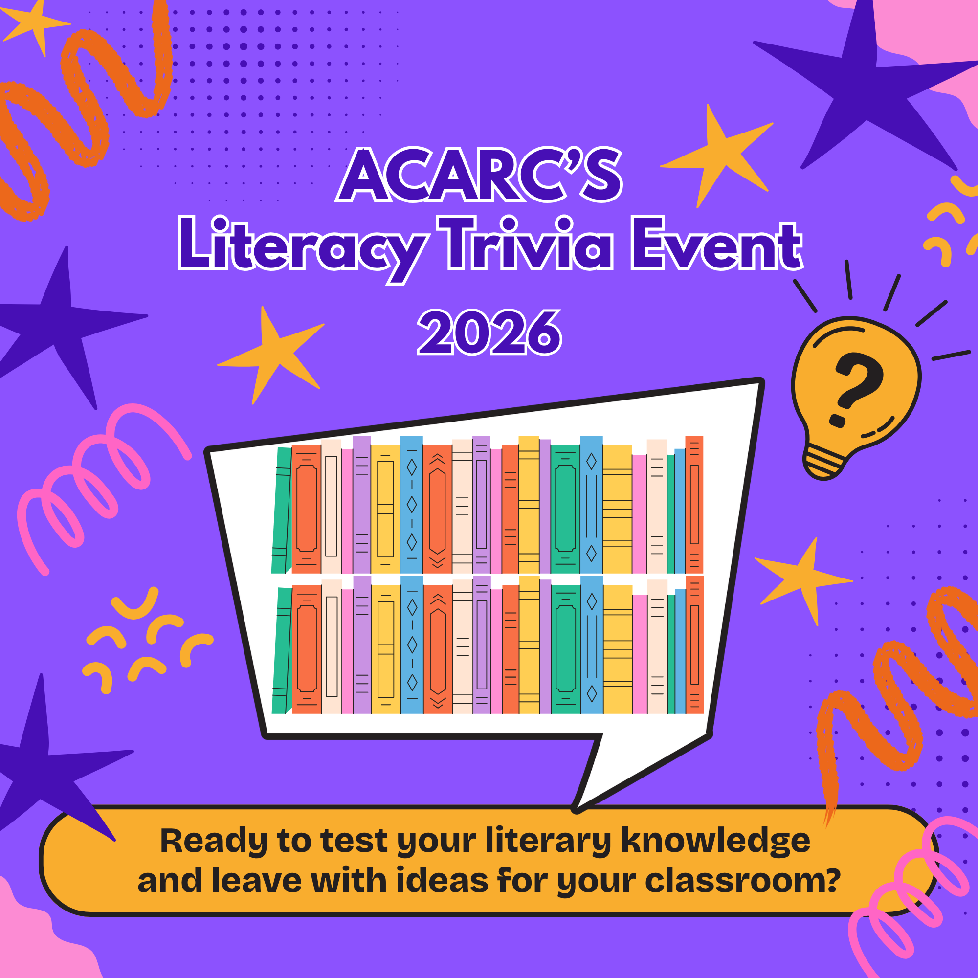 ACARC’S Literacy Trivia Event 2026