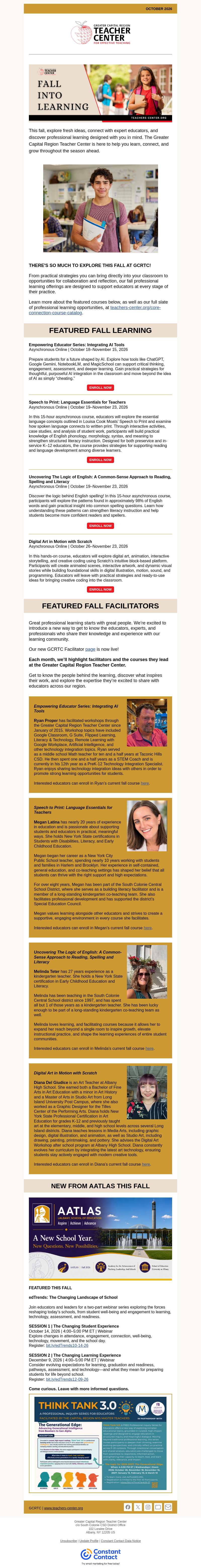 GCRTC Monthly - October 2026