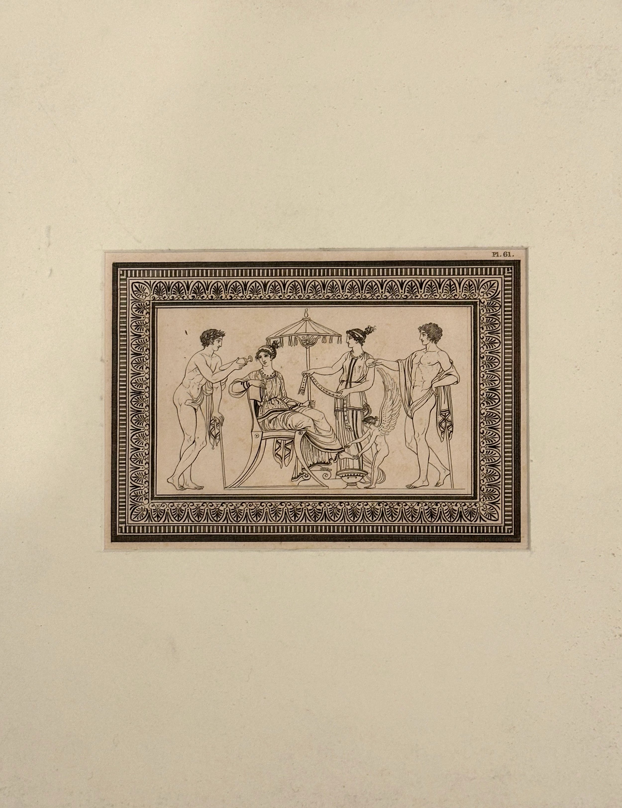 Plate 61, Sir William Hamilton's ANTIQUITIES ETRUSQUES, GRECQUES ET ROMAINES