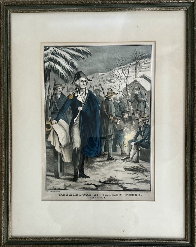 Washington at Valley Forge N. Currier