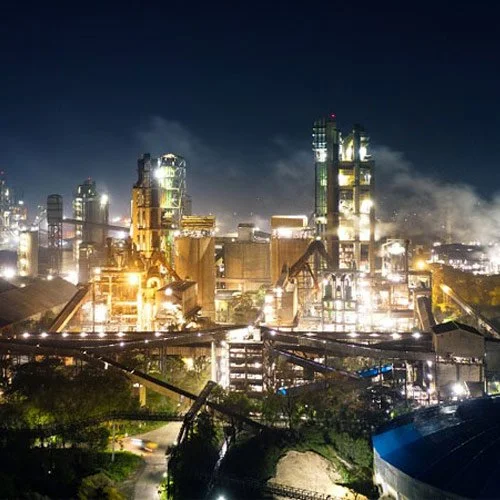 Ramco Alathiyur Plant in Tamil Nadu, India at night