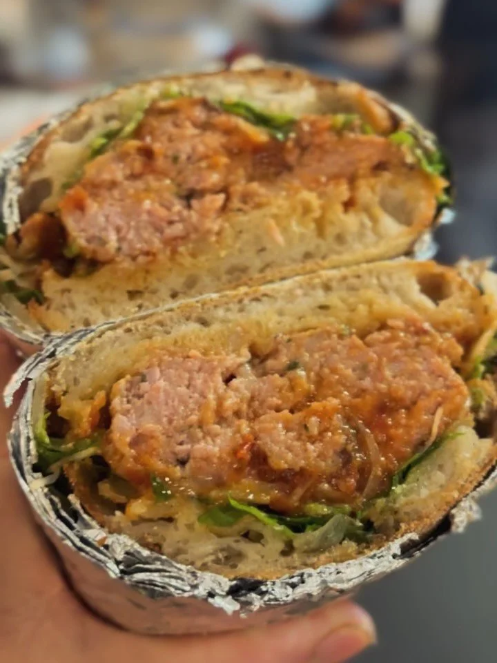 The Meatball.
It&rsquo;s been on the menu a week and we&rsquo;ve already seen the same faces coming back for it. 
One of you ate two on the spot then ordered one to take home for dinner.
No judgement. 
We get it.

We&rsquo;ve spent the last fortnight