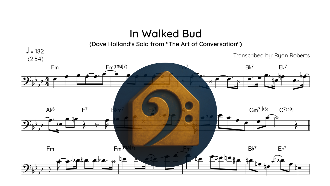 Dave Holland Solo “In Walked Bud” 