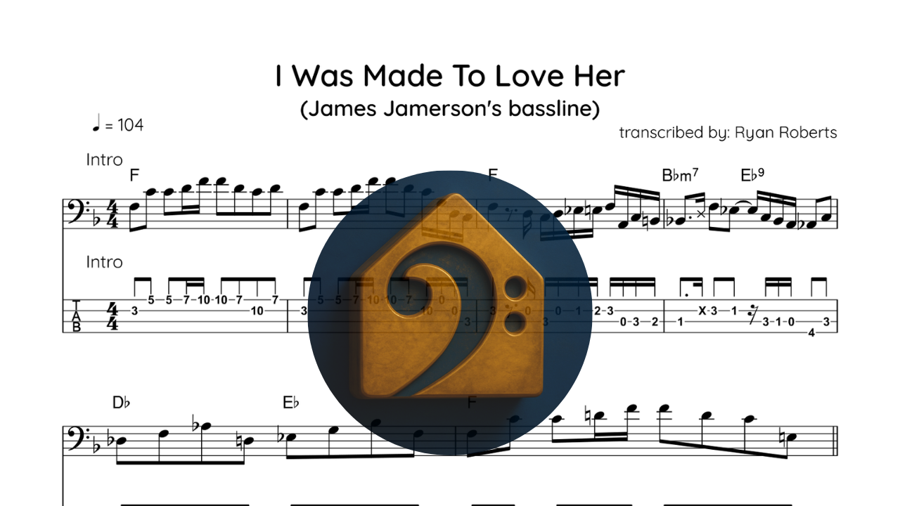 I Was Made to Love Her – James Jamerson
