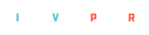 Four letter blocks spelling 'IVPR' with colorful letters