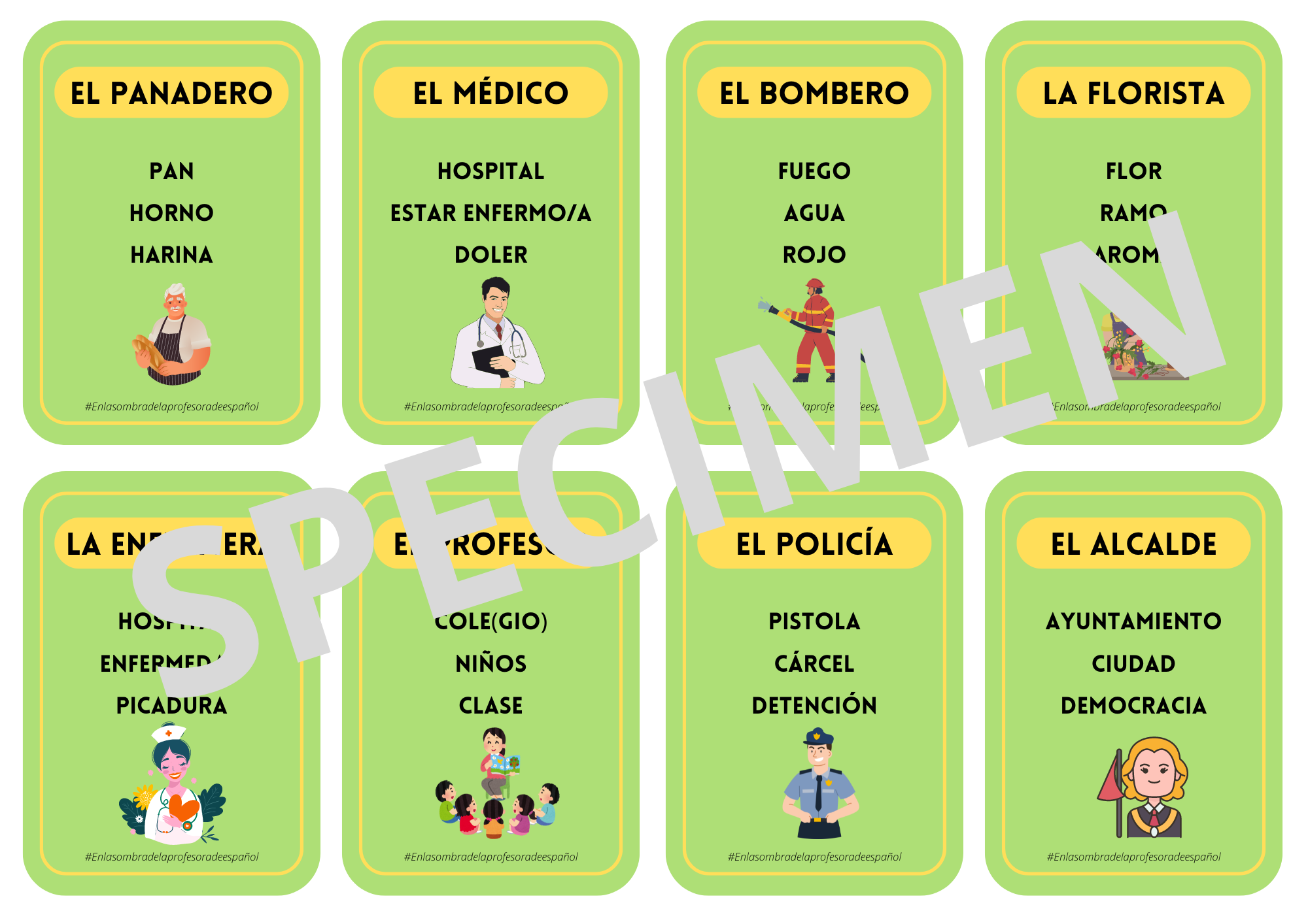 Taboo las profesiones