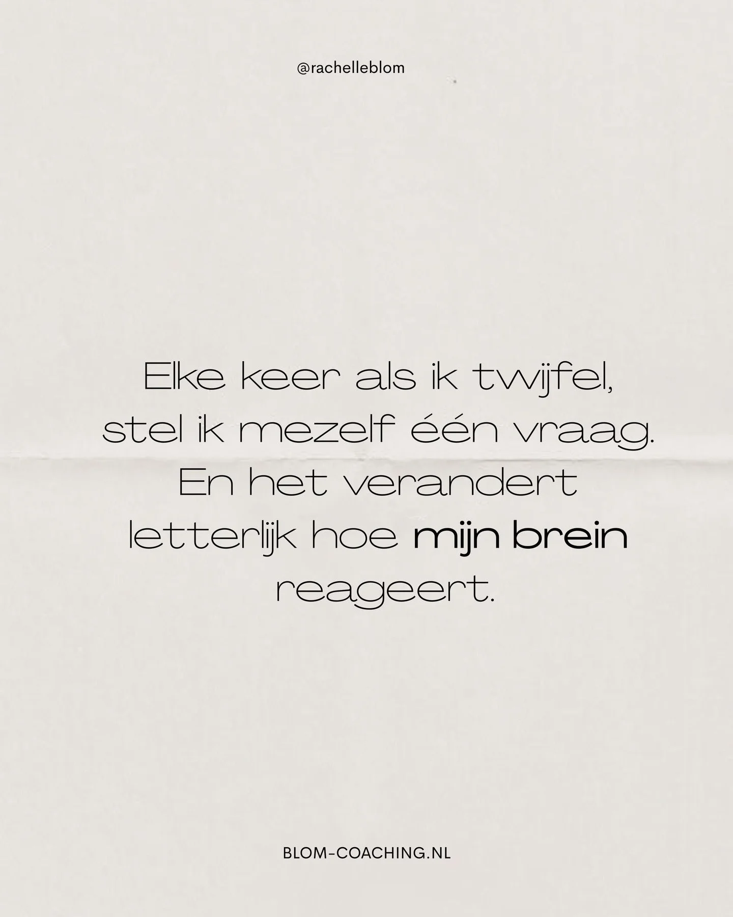 Ik word echt een brein-nerd 🧠🤓 but I love it haha. Als je namelijk snapt hoe je brein werkt, snap je waarom je vastloopt &eacute;n hoe je eruit komt.