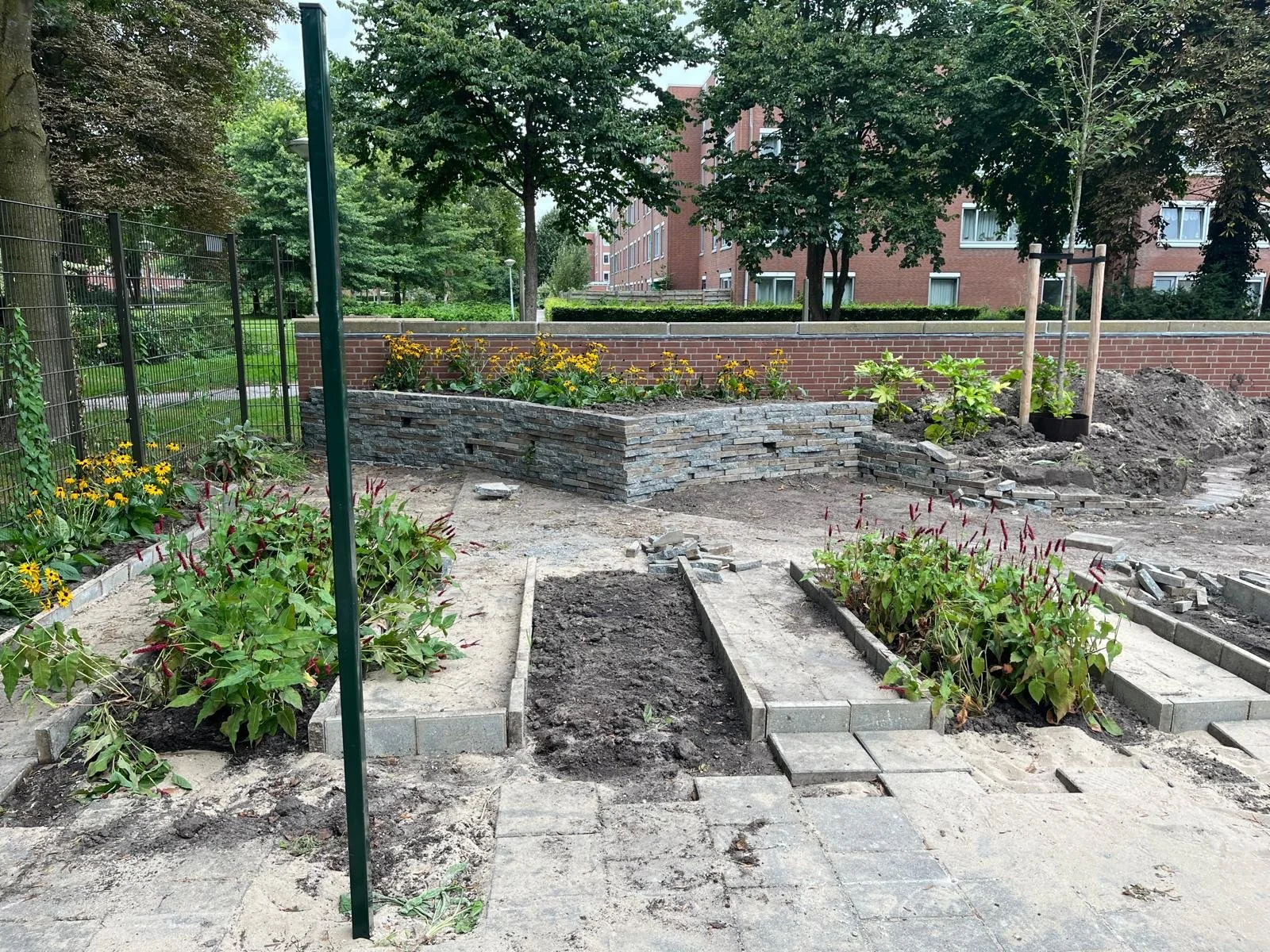 plantvakken in wording