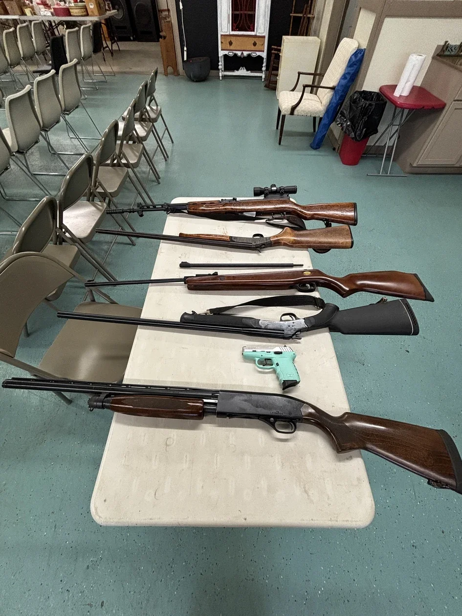 various firearms for auction