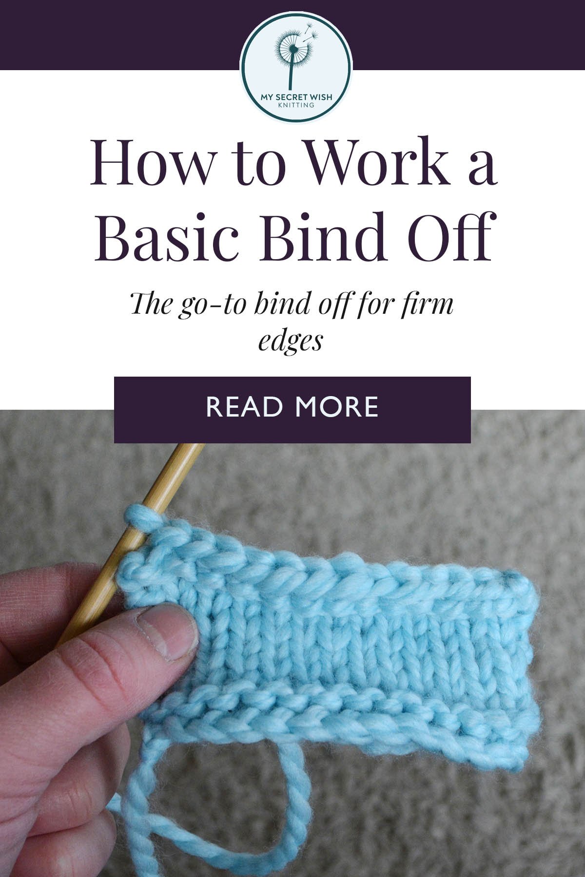 Super-Stretchy Bind Off — My Secret Wish Knitting