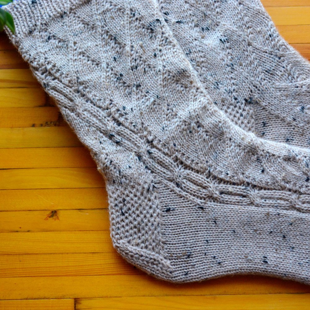 Beanstalk Socks Knitting Pattern — My Secret Wish Knitting