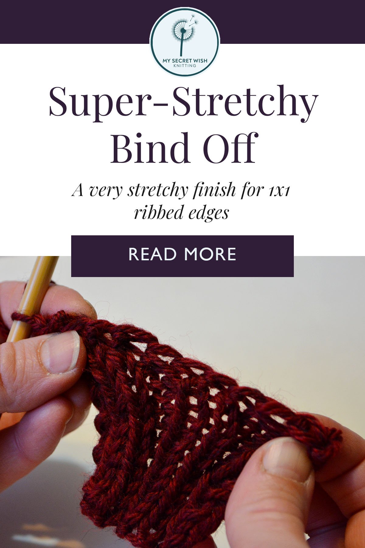 Stretchy Bind Off Knitting