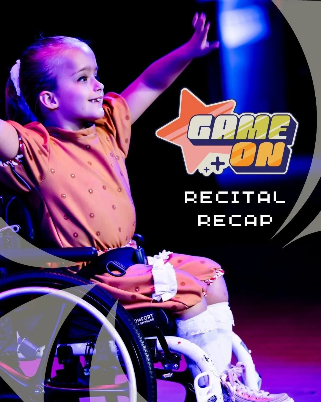Level reached: UNFORGETTABLE. 🎮

Our dancers shined, our volunteers gave everything they had, and YOU packed the house with 624 cheering fans. It&rsquo;s no wonder the Game On recital was our best yet.

Swipe to hear what the audience had to say! 

