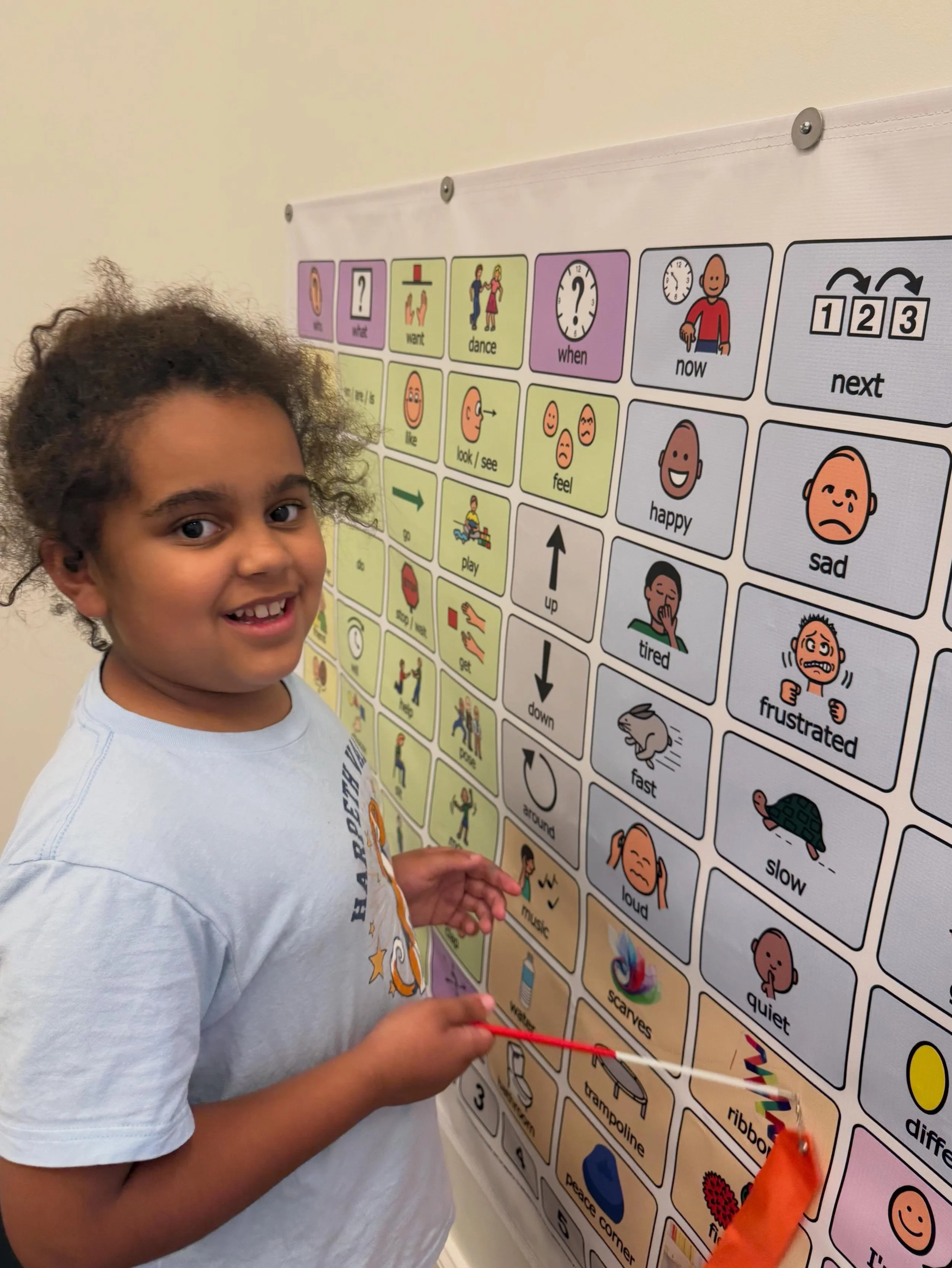 We&rsquo;re always asking ourselves: &ldquo;How can we make our studios even more accessible?&rdquo; 

Thanks to these custom communication boards created by @theskillbuildingcoop our students now have even more ways to express themselves during clas