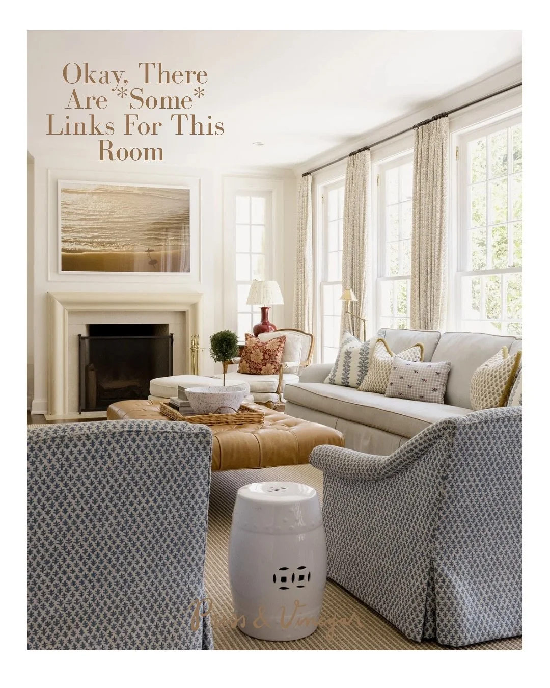 Because apparently it&rsquo;s Most Frequently-Asked Questions Week, let&rsquo;s talk about this Den! There are definitely some custom AF pieces (those swivel chairs!) as well as gems the prior homeowners generously left for us, but one of the things 